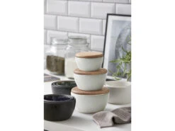 BITZ Schalenset M. Holzdeckel 3 Stck. -Geschäft Für Küchenbedarf 12487 2 fg high