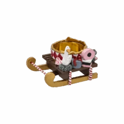 Zuckerwagen Kerzenhalter F/Blockkerzen