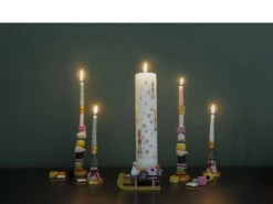 Zuckerwagen Kerzenhalter F/Blockkerzen -Geschäft Für Küchenbedarf 15705 env 3 high