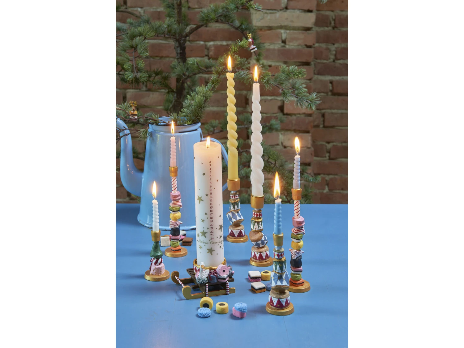 Trommelturm Kerzenhalter F/dünne Stabkerze 4 Trommelturm Kerzenhalter F/dünne Stabkerze – Bild 4