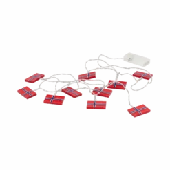 LED-kette Norwegischen Flaggen