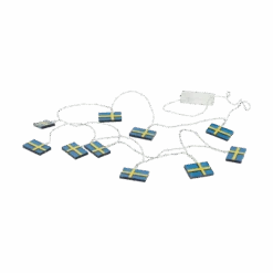 LED-kette Schwedischen Flaggen