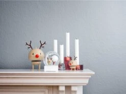 Reindeer Snow Globe Hoptimist -Geschäft Für Küchenbedarf 26378 env 2 high