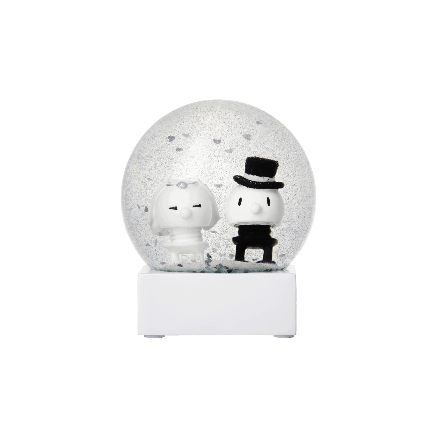 Wedding Couple Glitter Globe Hoptimist 1 Wedding Couple Glitter Globe Hoptimist