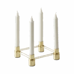 Link Kerzenständer Mit Vier Gläsern