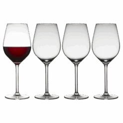 Lyngby Glas Juvel Rotweinglas 4 Stck.